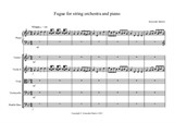 Fugato for Piano and String Orchestra