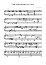 Piano Fantasia No.2 in D minor