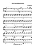 Piano Fantasia No.4 in F major
