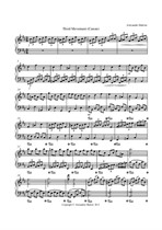Fantasia-sonatina in B minor – third movement (in canon)